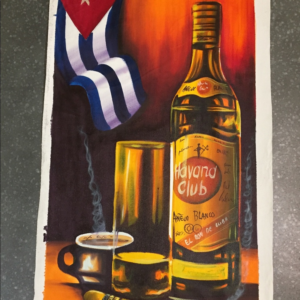 Authentic Cuban canvas painting 🖼
